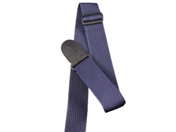 FUSELLI Tragbänder für Gitarre, Serie Tracolla, 5 cm breit, Farbe: dunkelblau